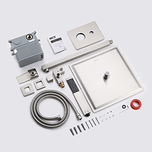 KES Duschsystem mit 12-Zoll-Regenduschkopf