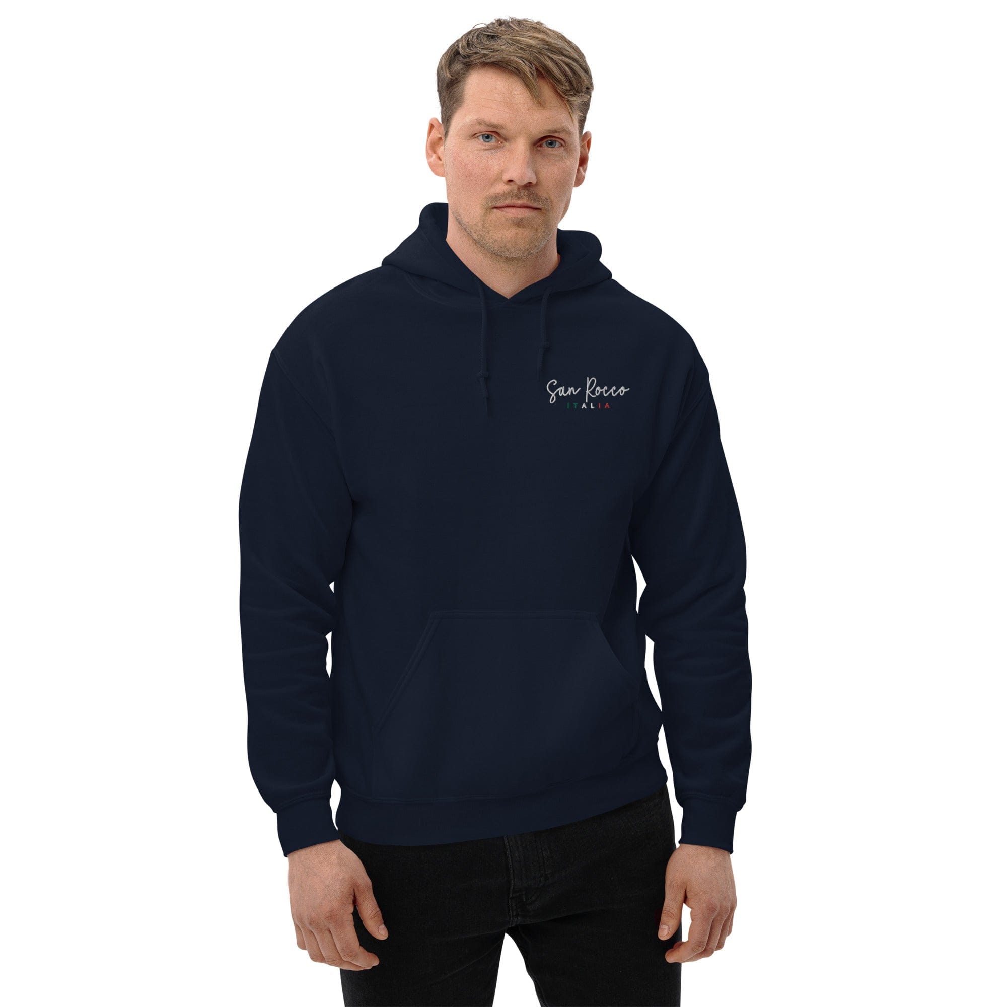 San Rocco Italia Embroidered Logo Unisex Hoodie