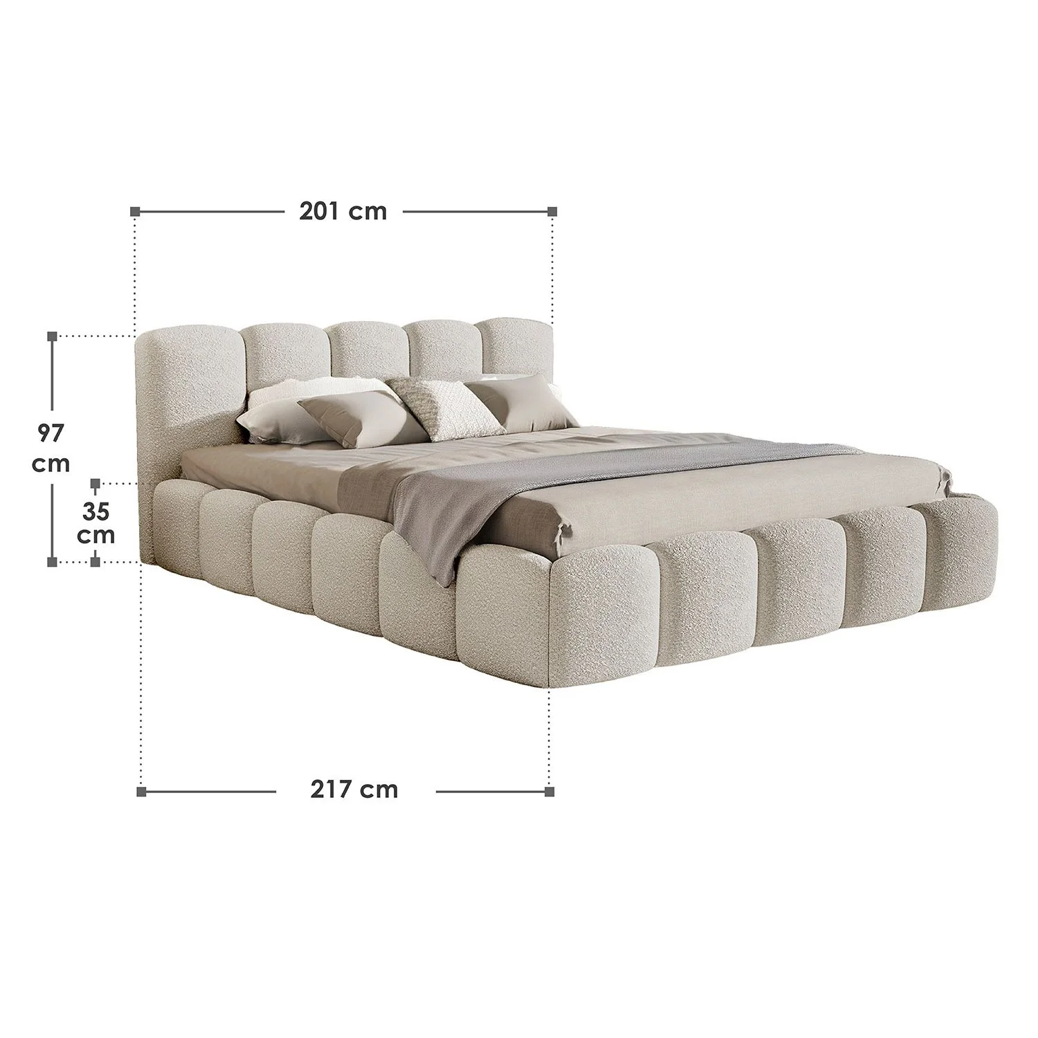 Lit rembourré Catania 2025