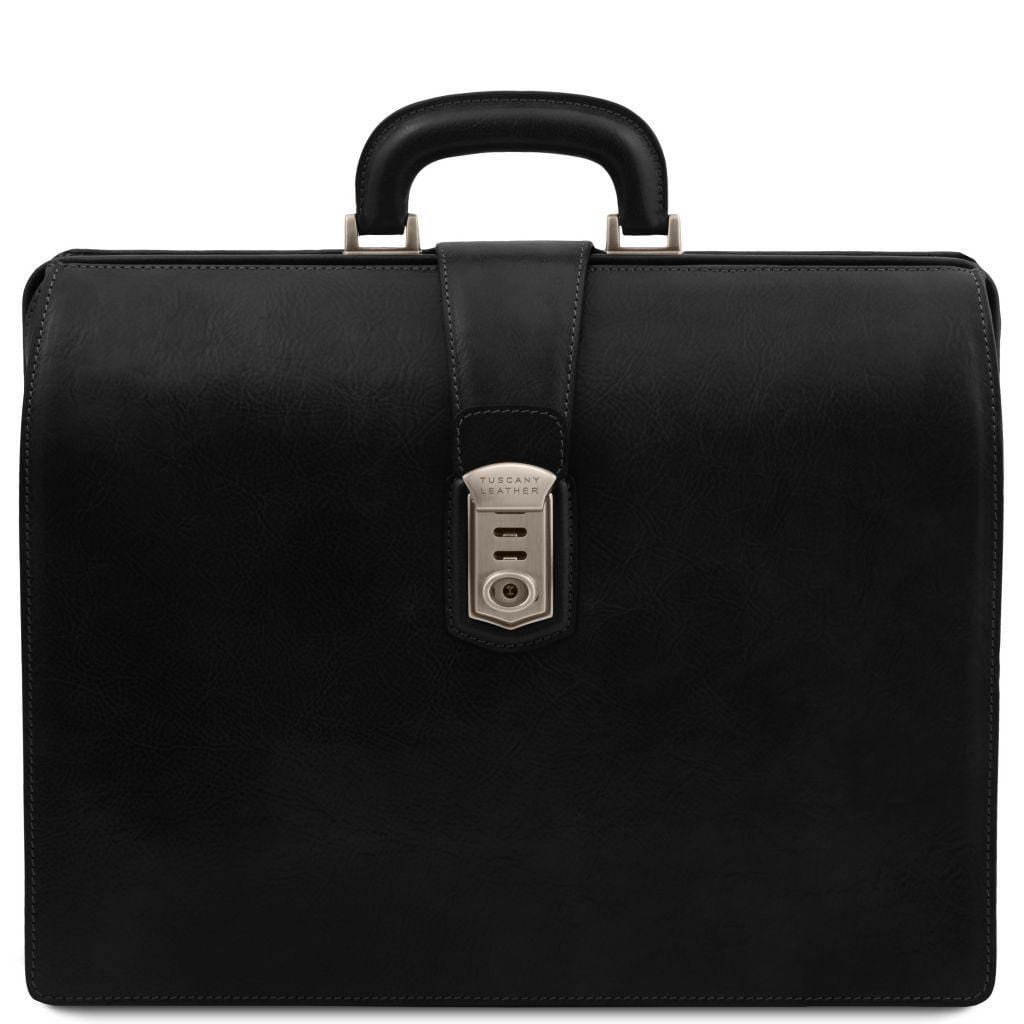 Canova - 3-compartment leather doctor bag briefcase  | TL142352