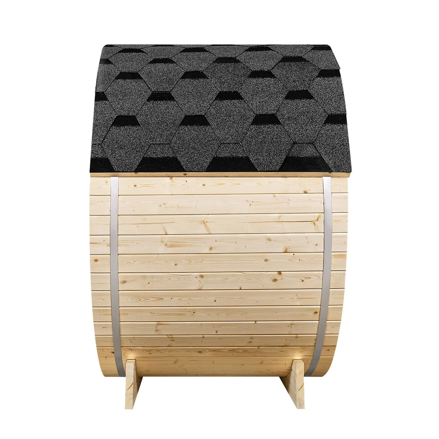 2025 Spitzbergen Fasssauna mit Saunaofen