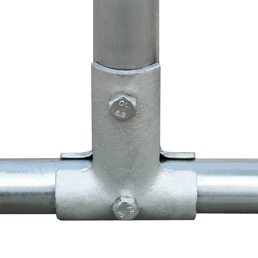 2025 Stålhønsehus – Udendørs indhegning 2 x 2 x 1,92 m. Sikker plads til fugle og smådyr