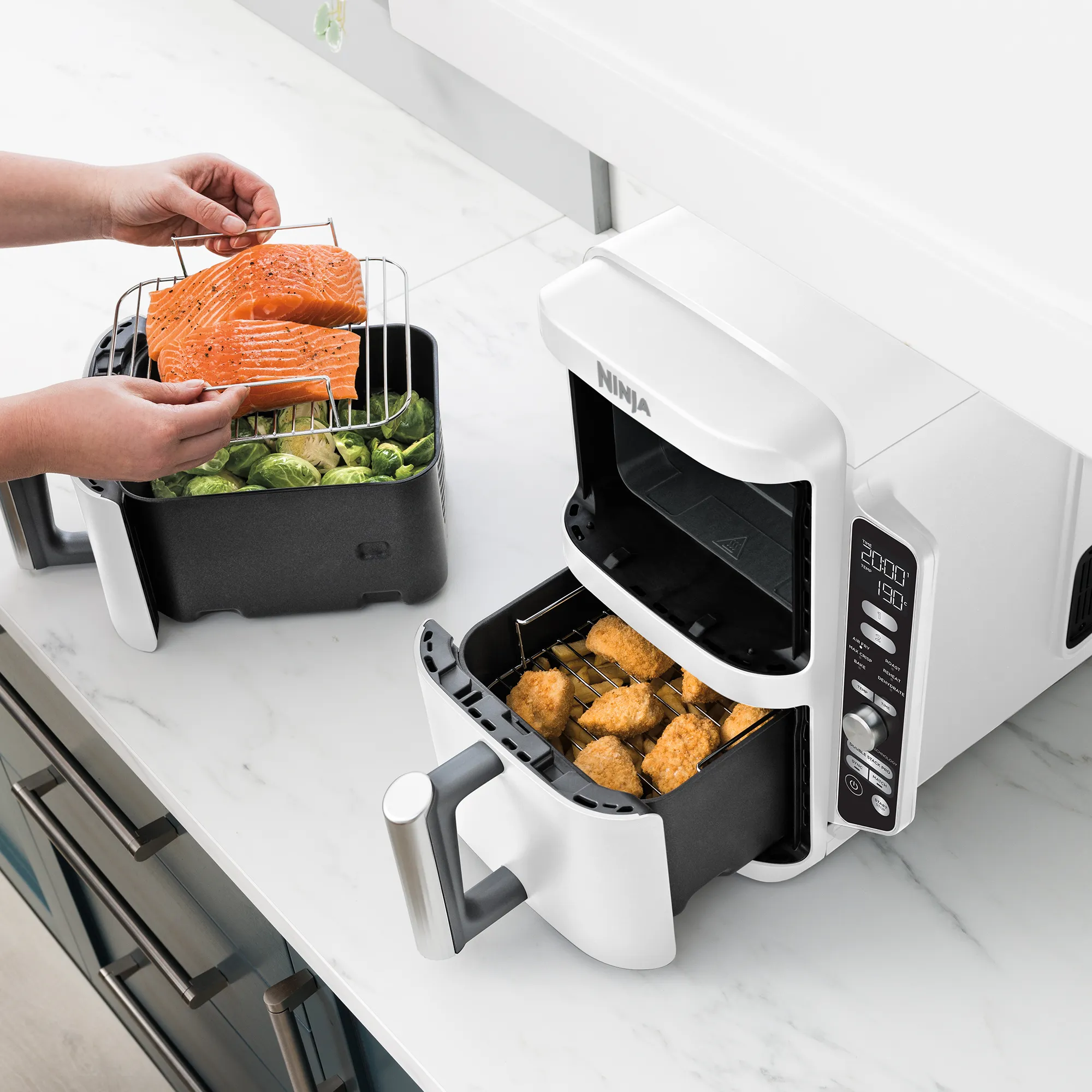 2025 Ninja DoubleStack™ XXXL 9,5L airfryer med 2 skuffer