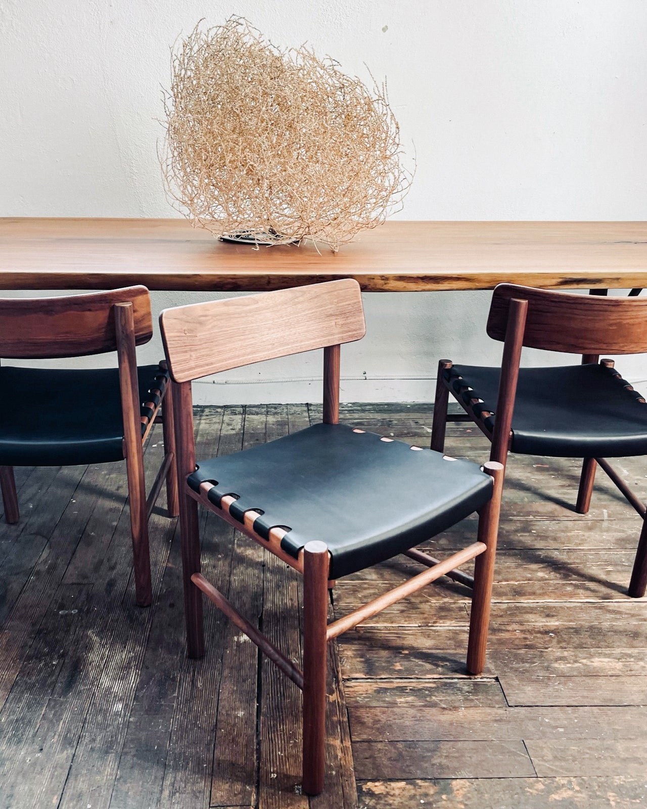 Silla de comedor Cesco - Nogal