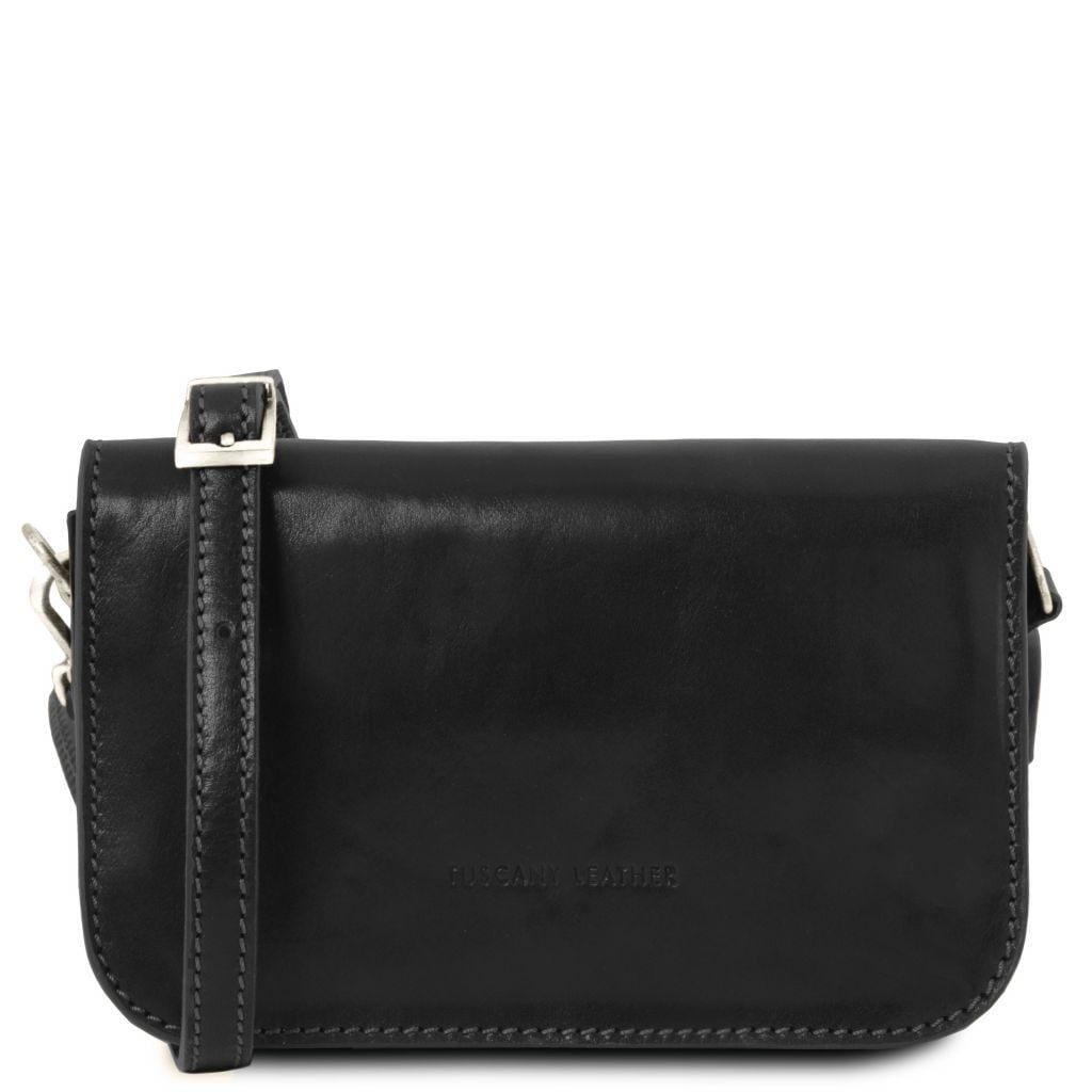 Carmen - Leather shoulder bag with flap | TL141713
