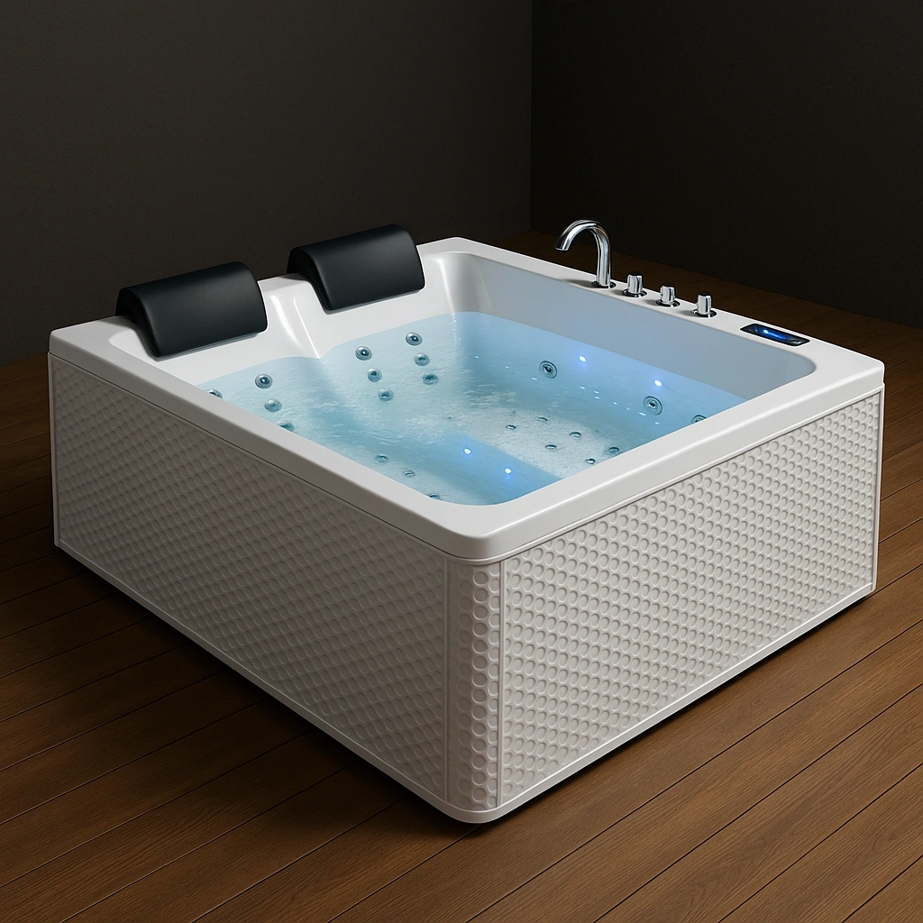 Baignoire balnéo rectangulaire d