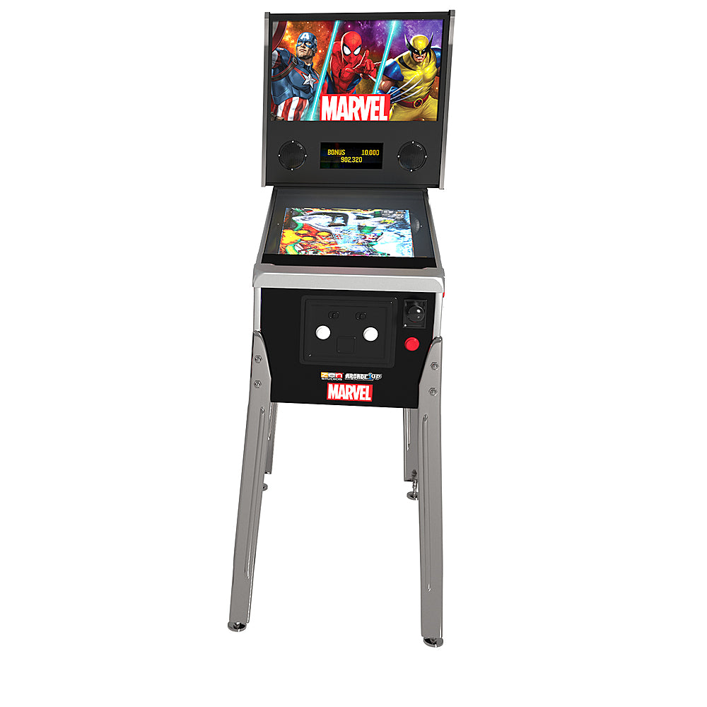 Arcade1Up – Marvel Digital Pinball med Oplyst Marquee – Flerfarvet