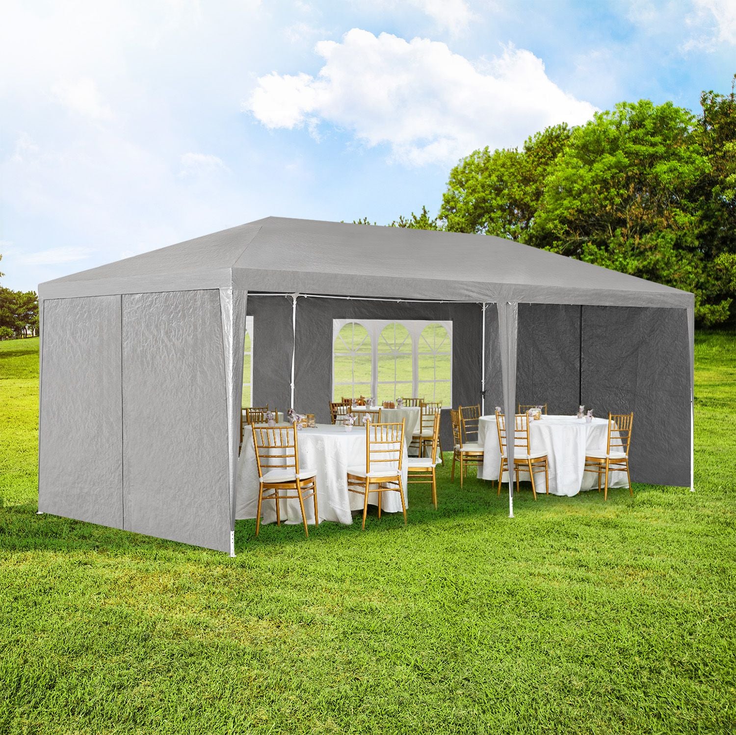 Partyzelt 2025, 3 x 6 m