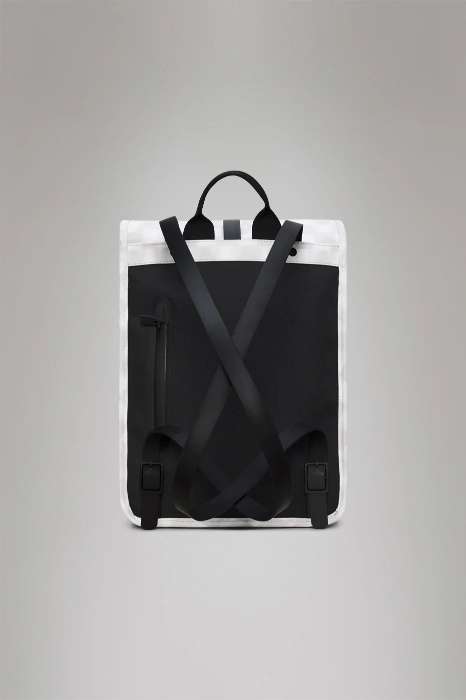 2025 Rolltop Rucksack Mini – Kompakt og vandtæt urban rygsæk med karabinhagelukning – PU-stof – Ideel til daglig pendling