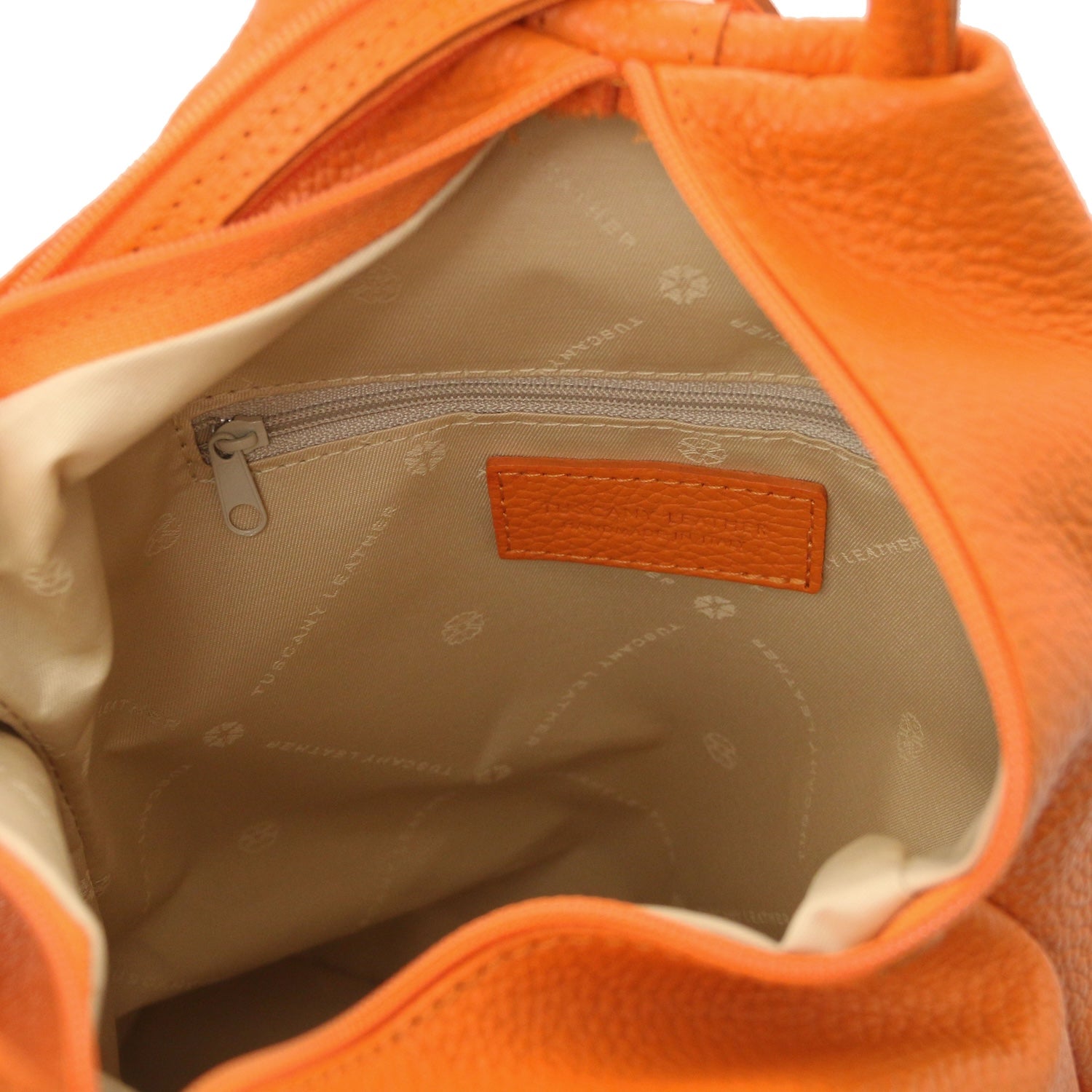 Shanghai - Italian leather backpack - pebbled leather | TL141881