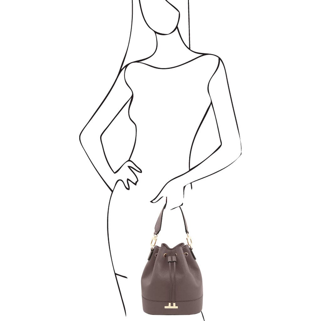 TL Bag - Leather bucket bag | TL142146