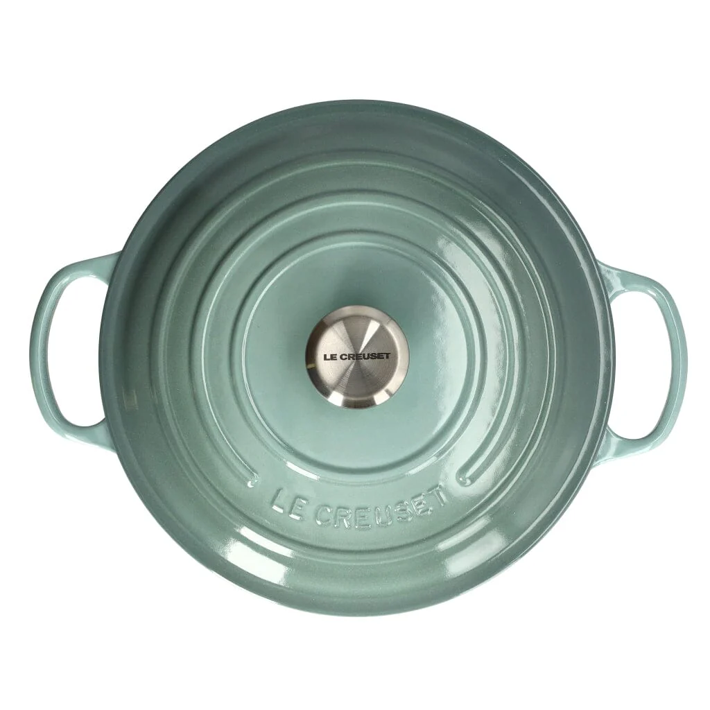 2025 Le Creuset - Signature Sea Salt rund cocotte 28 cm 6,7 l