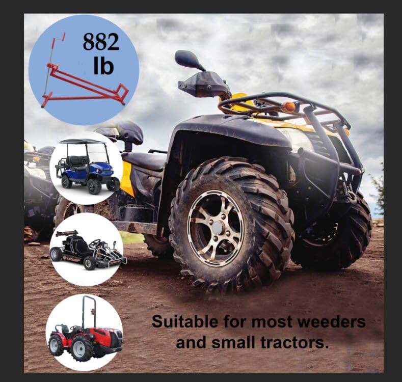 2025 Løfteplatform til plæneklipper – Løfteplatform med en lasteevne på 400 kg til havetraktorer og plæneklippere