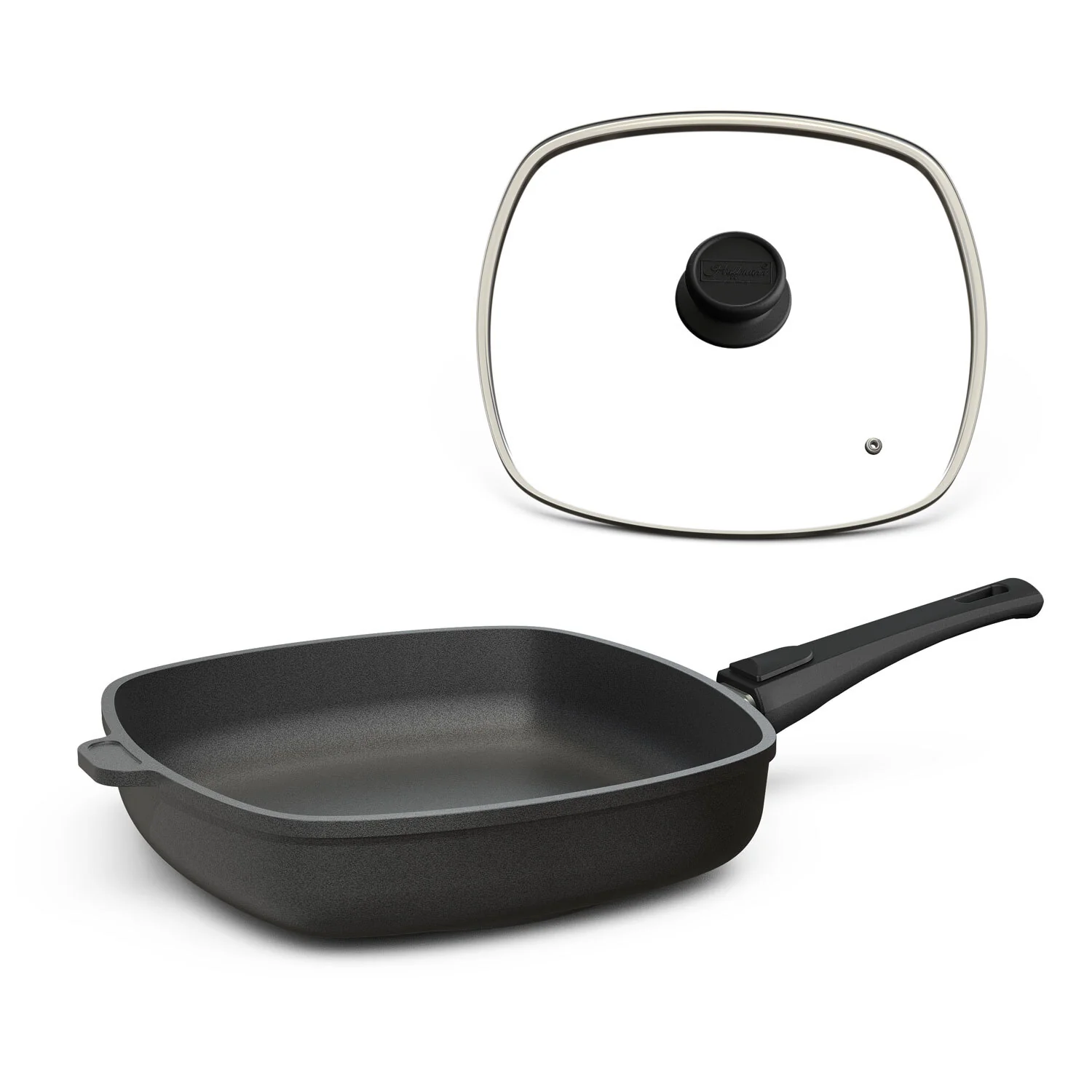 Poêles carrées 2025 de 20 à 28 cm avec couvercle en option