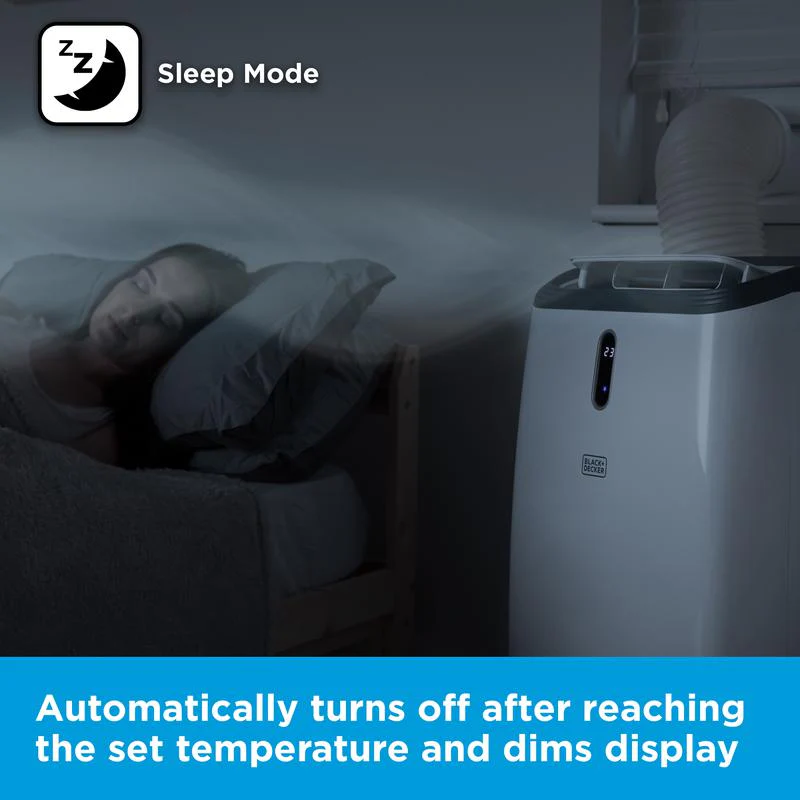 Black+Decker BXAC40018GB 3-i-1 bærbar smart klimaanlæg 16000 BTU