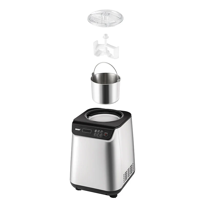 Uno Sorbetmaschine 2025 mit Rezeptbuch, 1,2 l