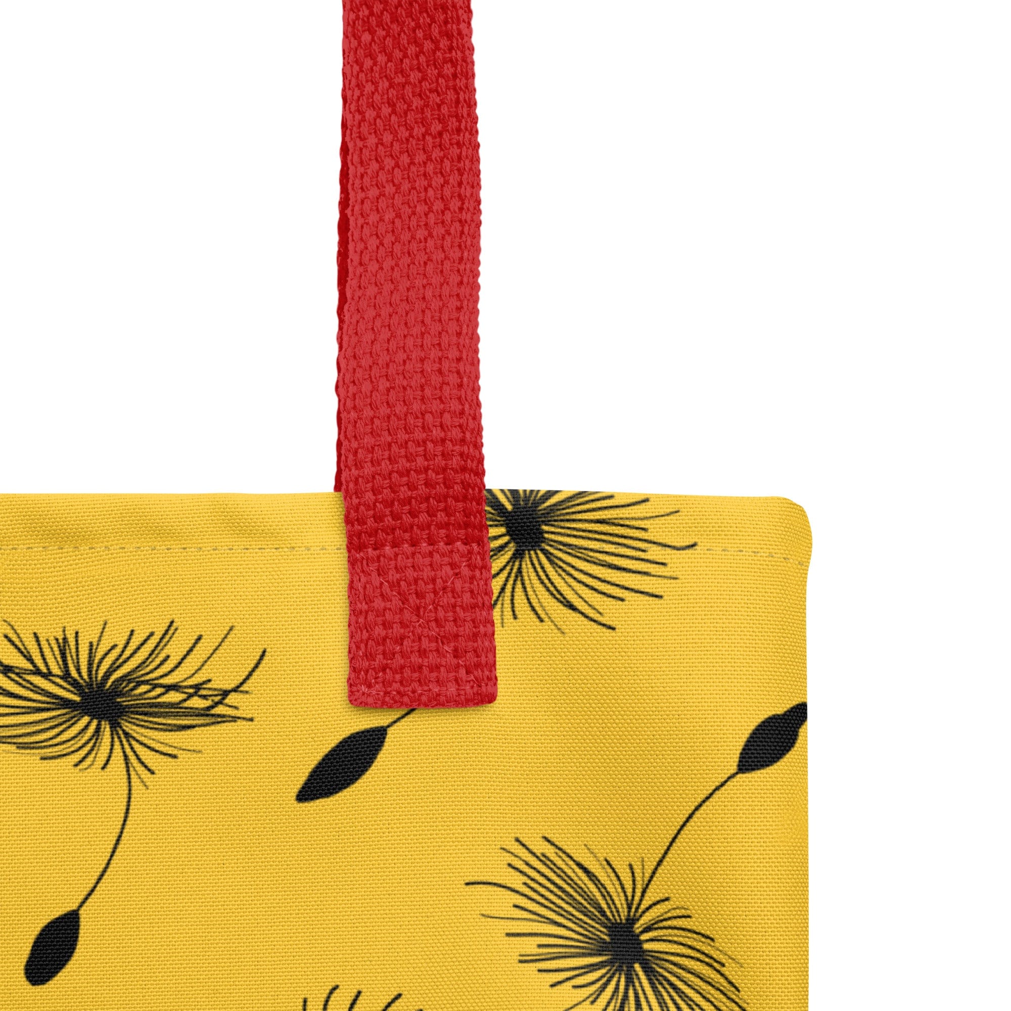 Yellow Dandelion Tote Bag