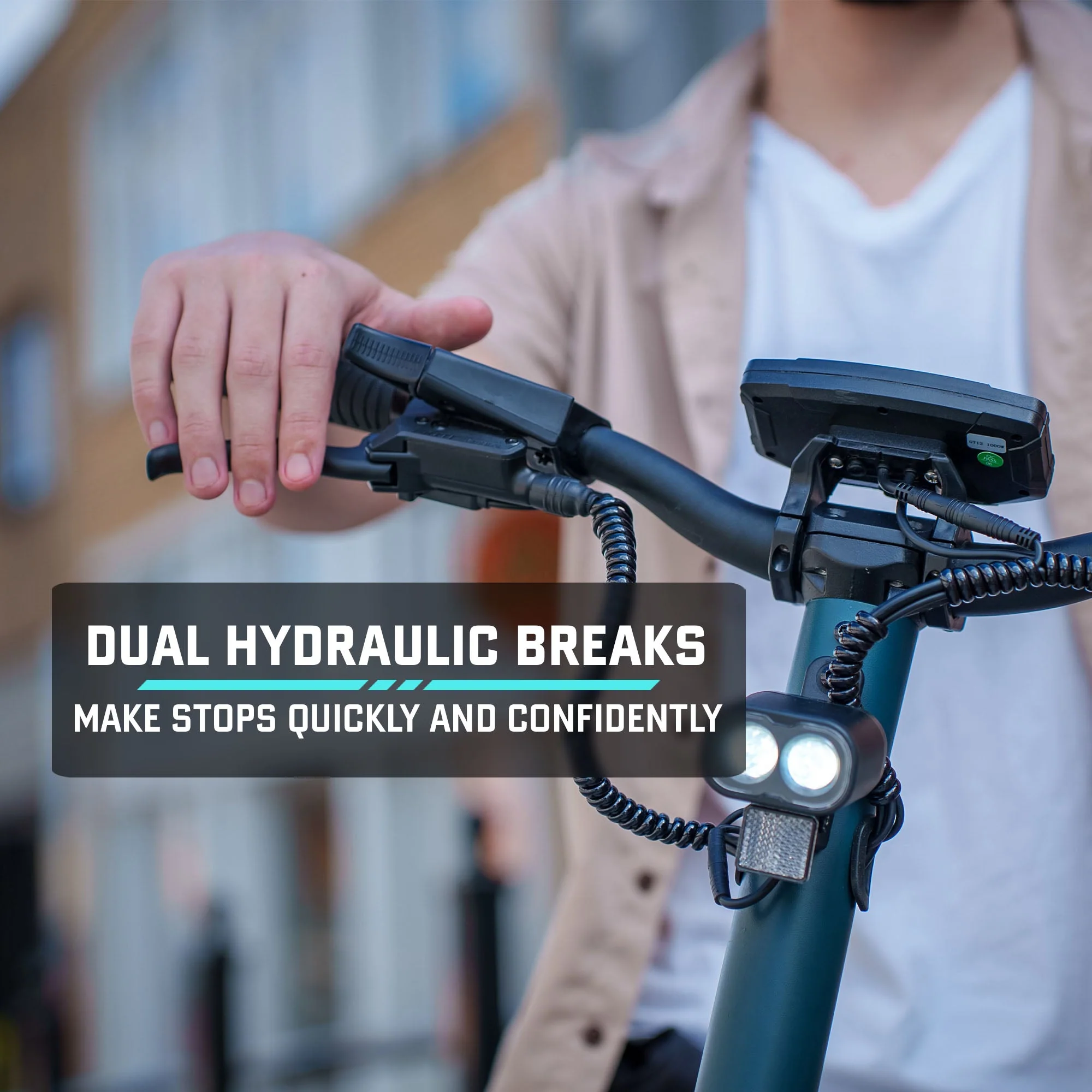 2025 Gotrax GX3 All-Terrain El-scooter – Kraftfuld dobbeltmotor. Tophastighed 64 km/t. Terrændæk.