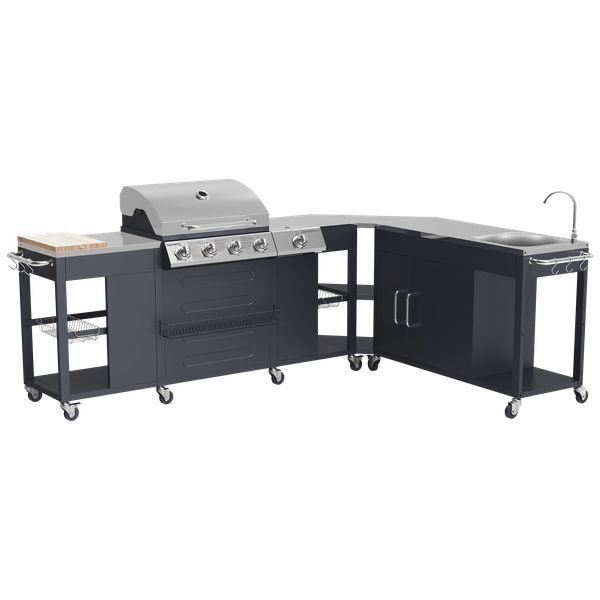 Texas Corner Stove - 4+1 Brenner