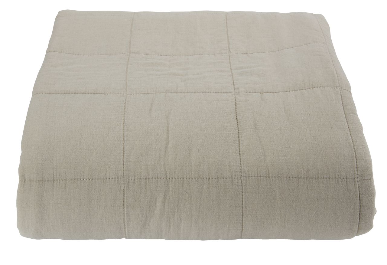 VALMUE sengebetræk 240x260 beige - JYSK