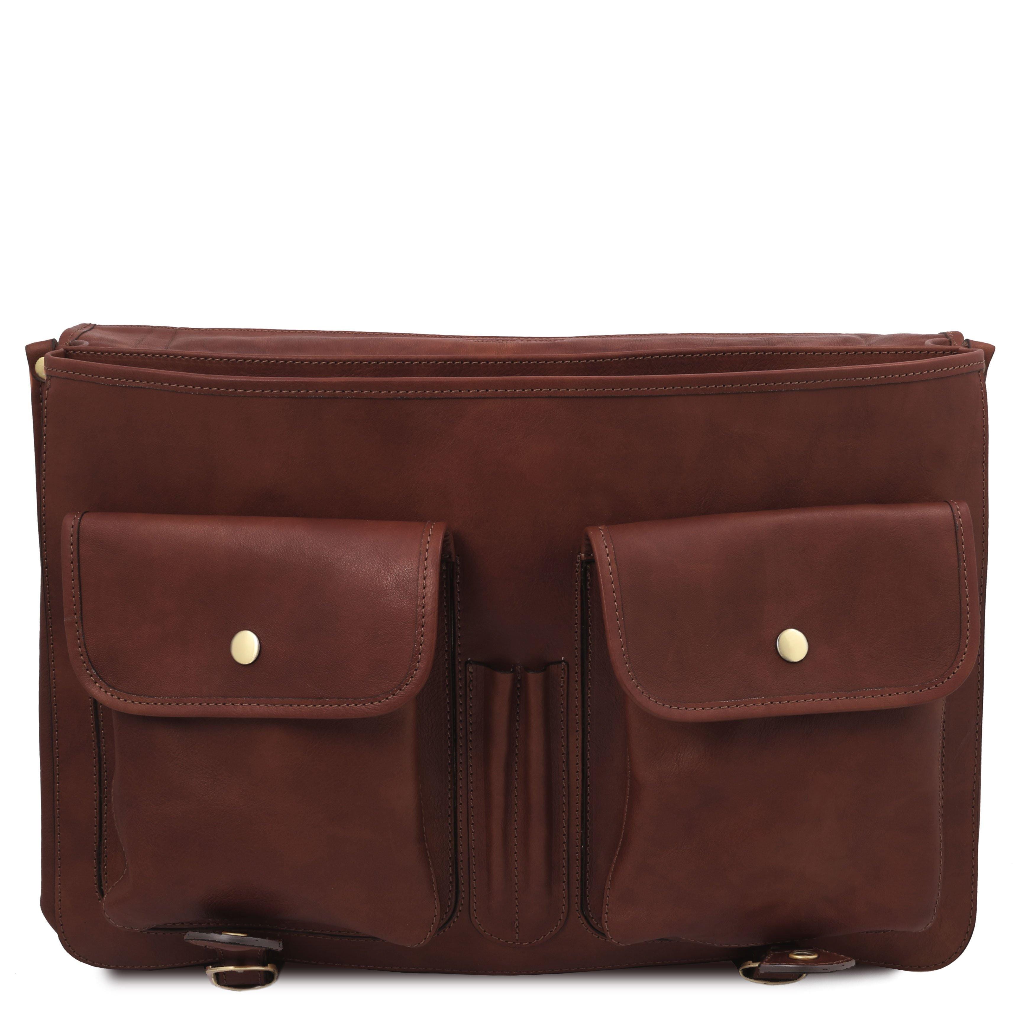 Ancona - Leather messenger bag | TL142073