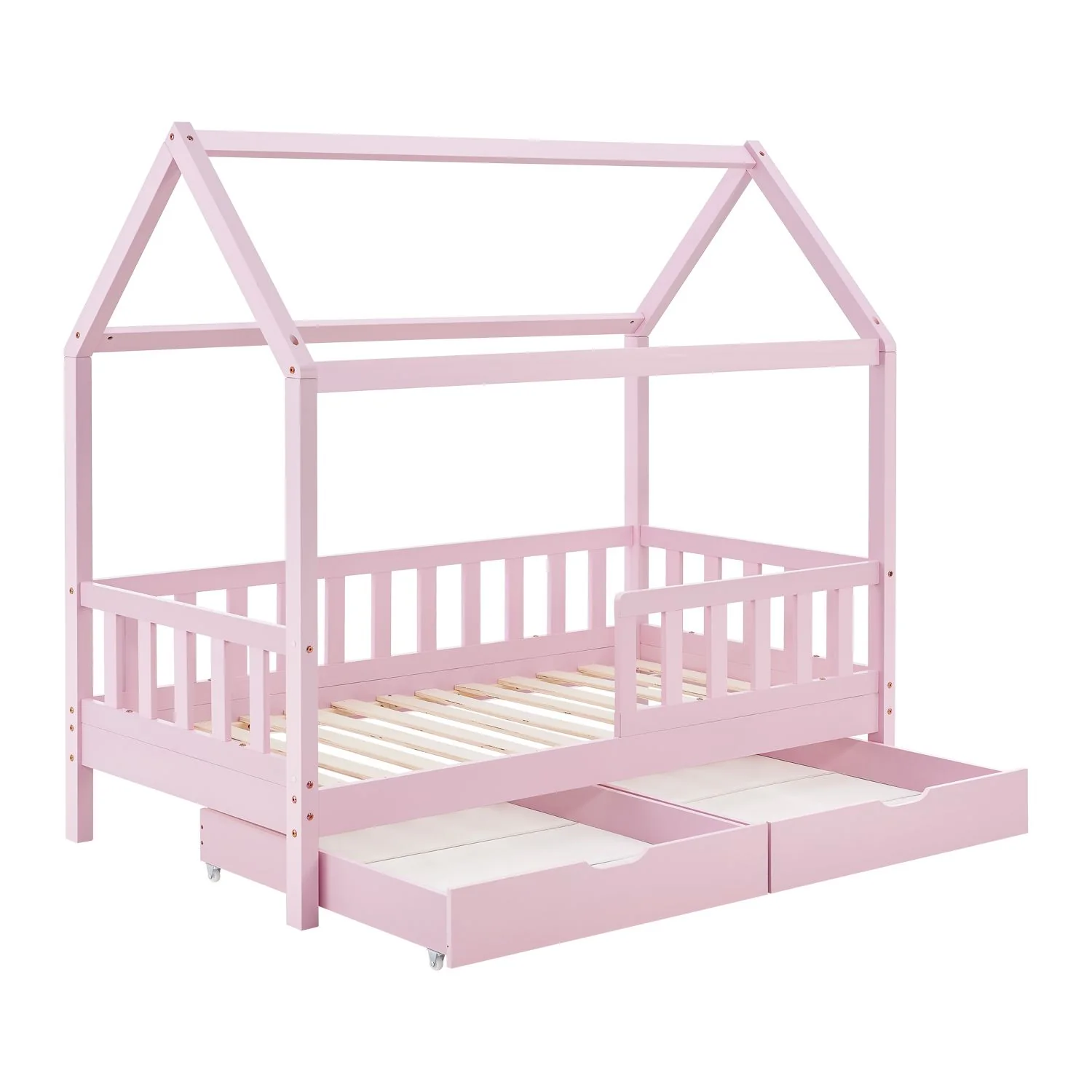 Lit enfant Marli 2025, 80 x 160 cm, avec tiroirs de rangement