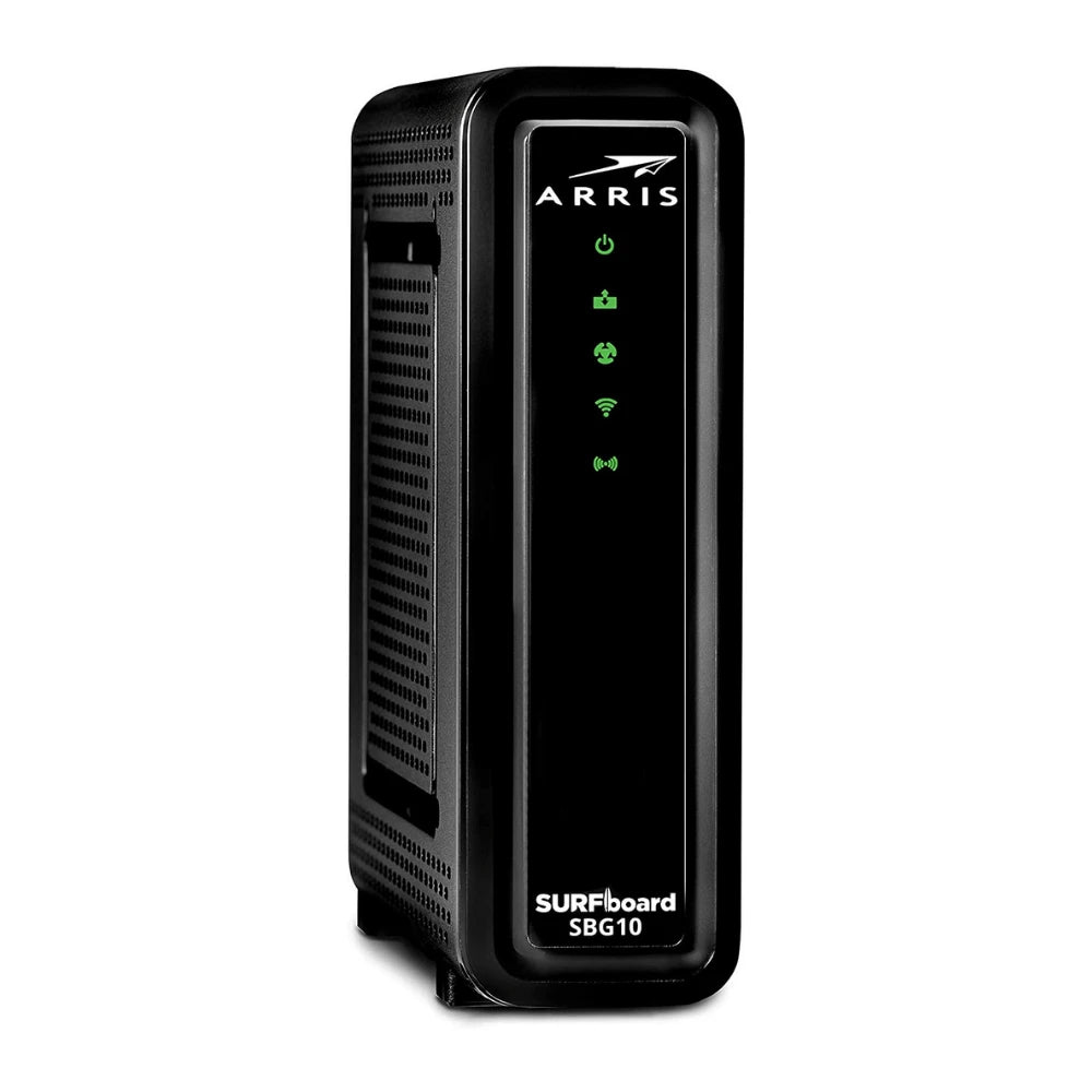 Arris SURFboard SBG10 DOCSIS 3.0 kabelmodem og AC1600 dualband Wi-Fi-router