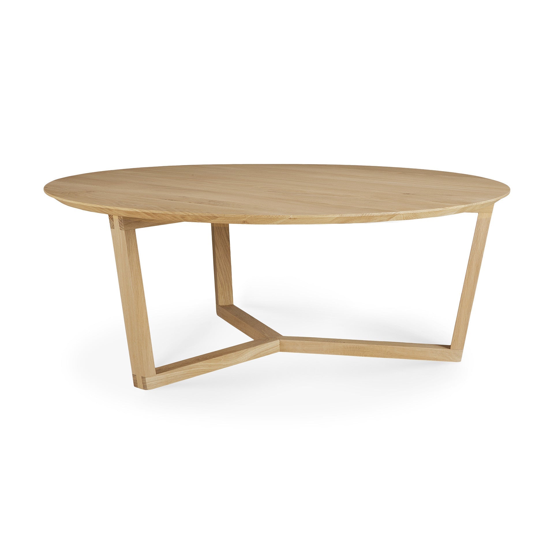 Mesa de centro trípode - Roble