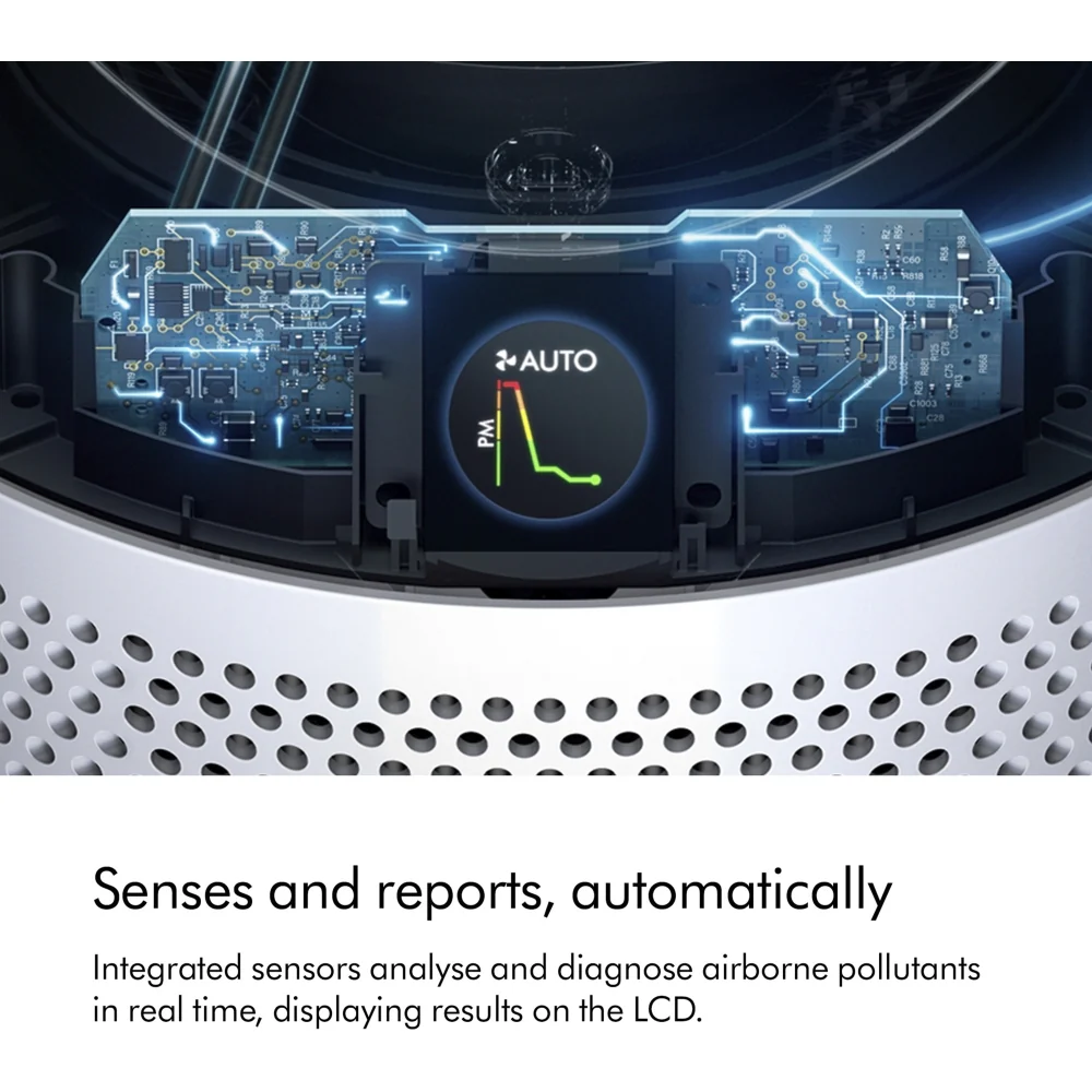 Purificateur d'air Dyson HP10 Hot+Cool de 1re génération – Chauffage et purification – Blanc