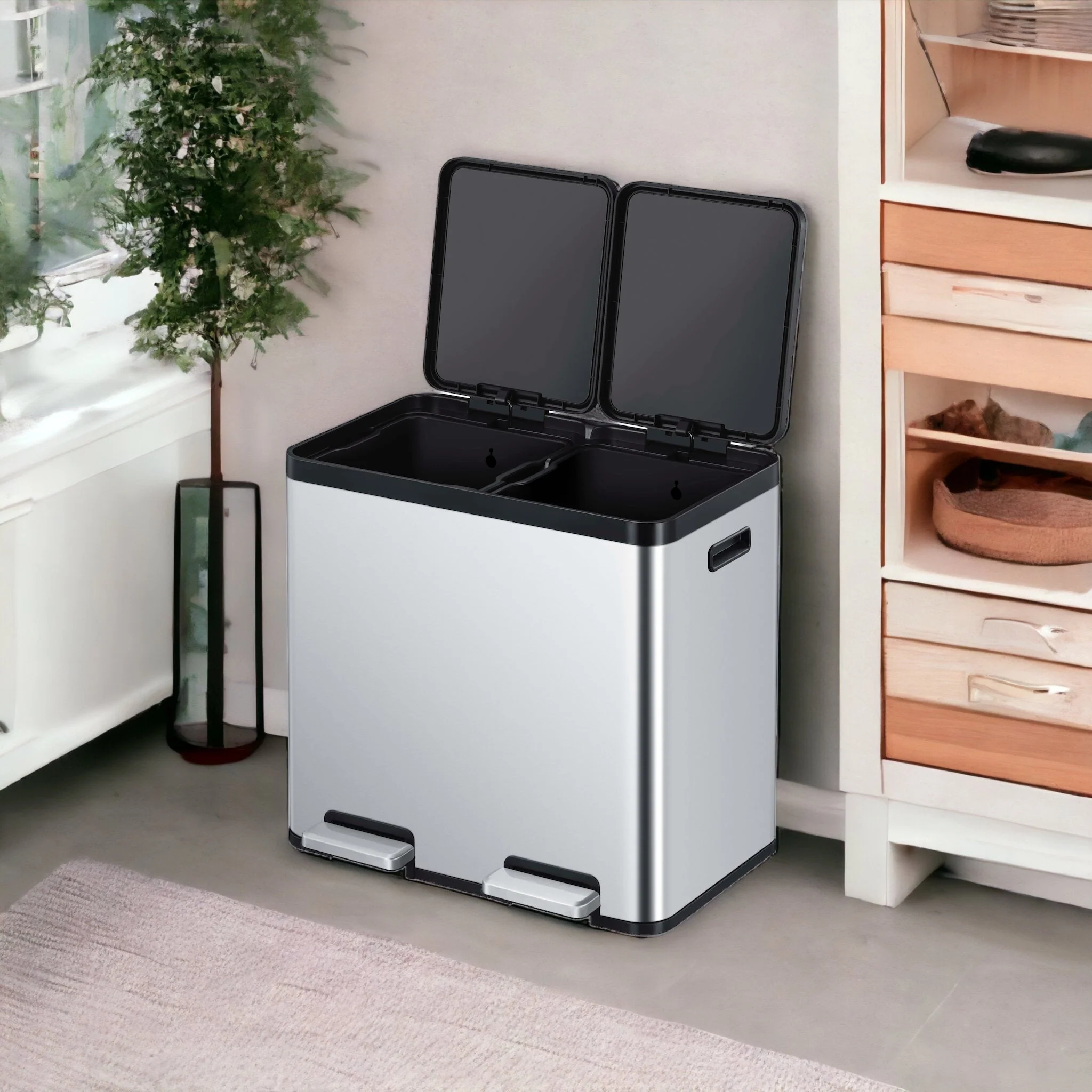 2025 Essential Recycling Pedalspand 22L+22L