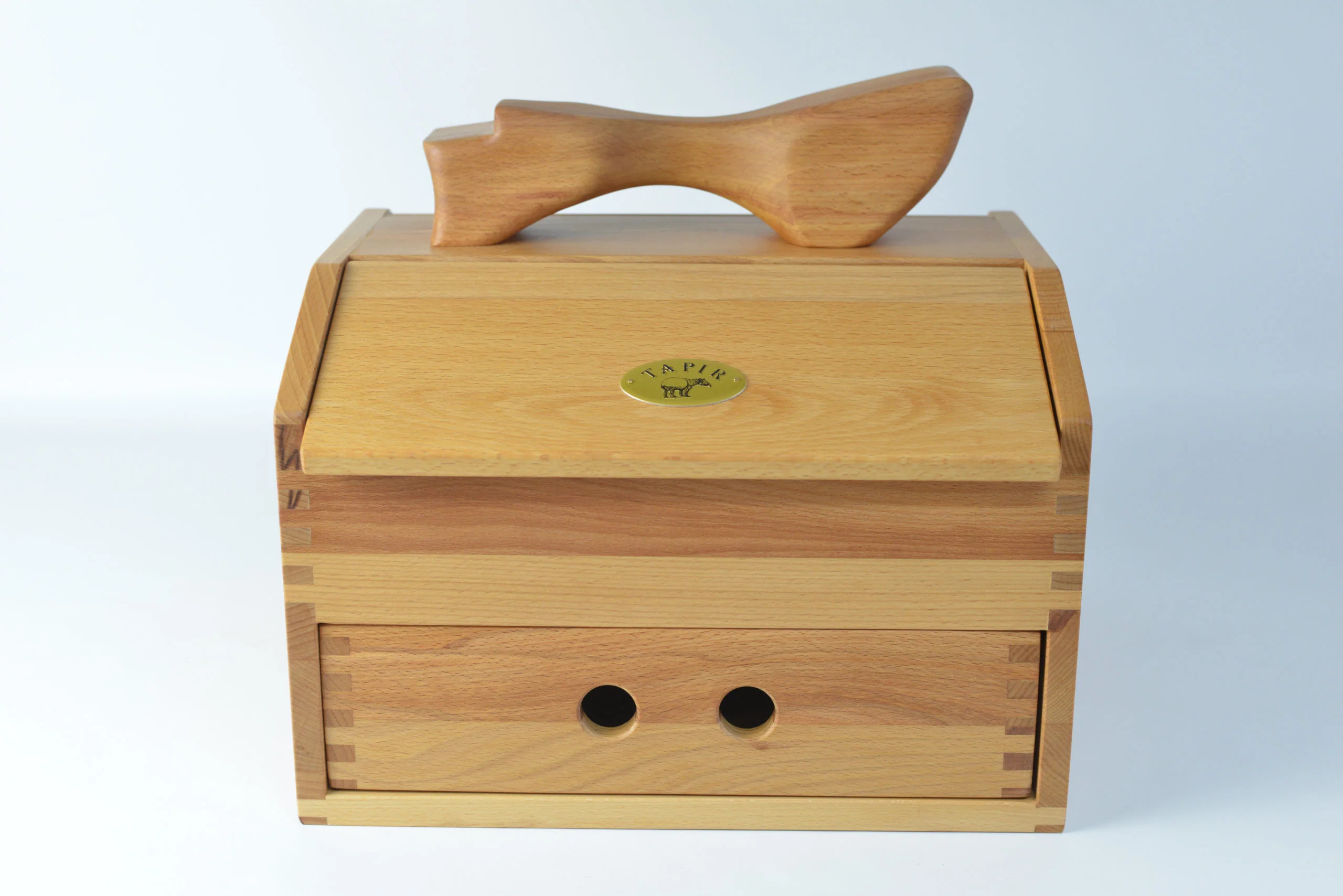 2025 Geölte Buchenholz-Bitumenbox