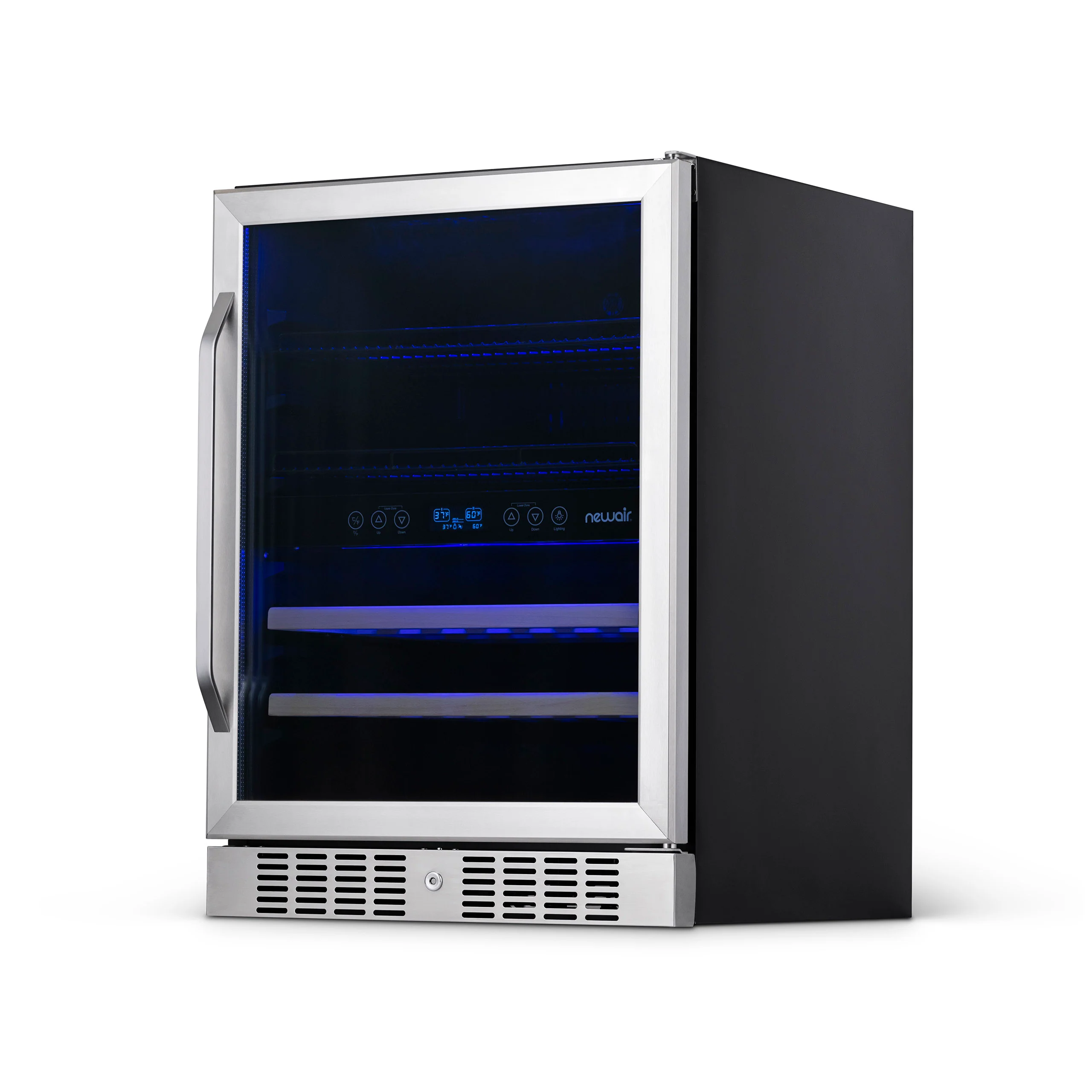 2025 Newair® Indbygget køleskab med dobbelt zone til 70 dåser og 20 flasker - 24