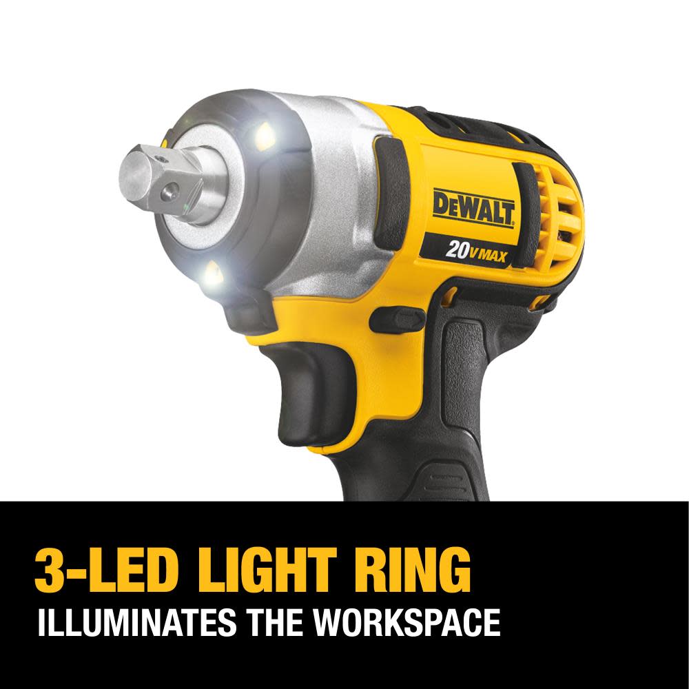 Kit de clé à chocs 2025 20V MAX 1/2 pouce avec goupille de retenue