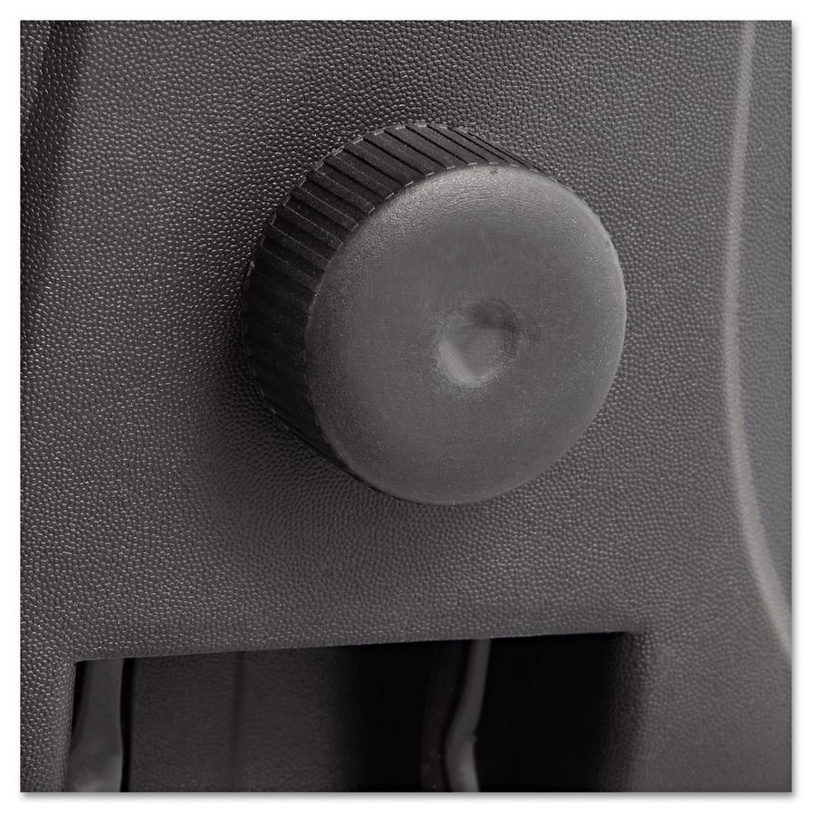 Fauteuil de bureau pivotant/inclinable en cuir noir Alera Interval Series 2025