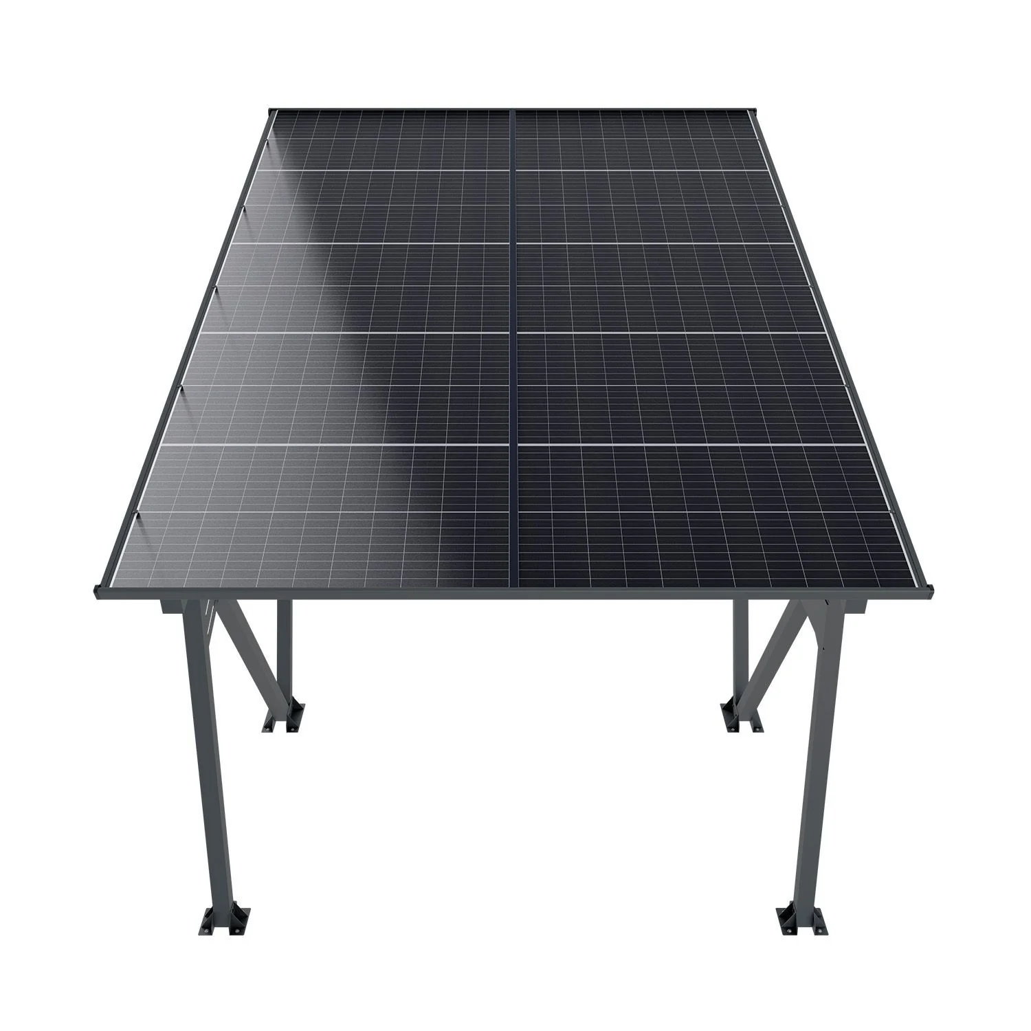 Structure de carport solaire SunLuxe 2025 - 4100 watts