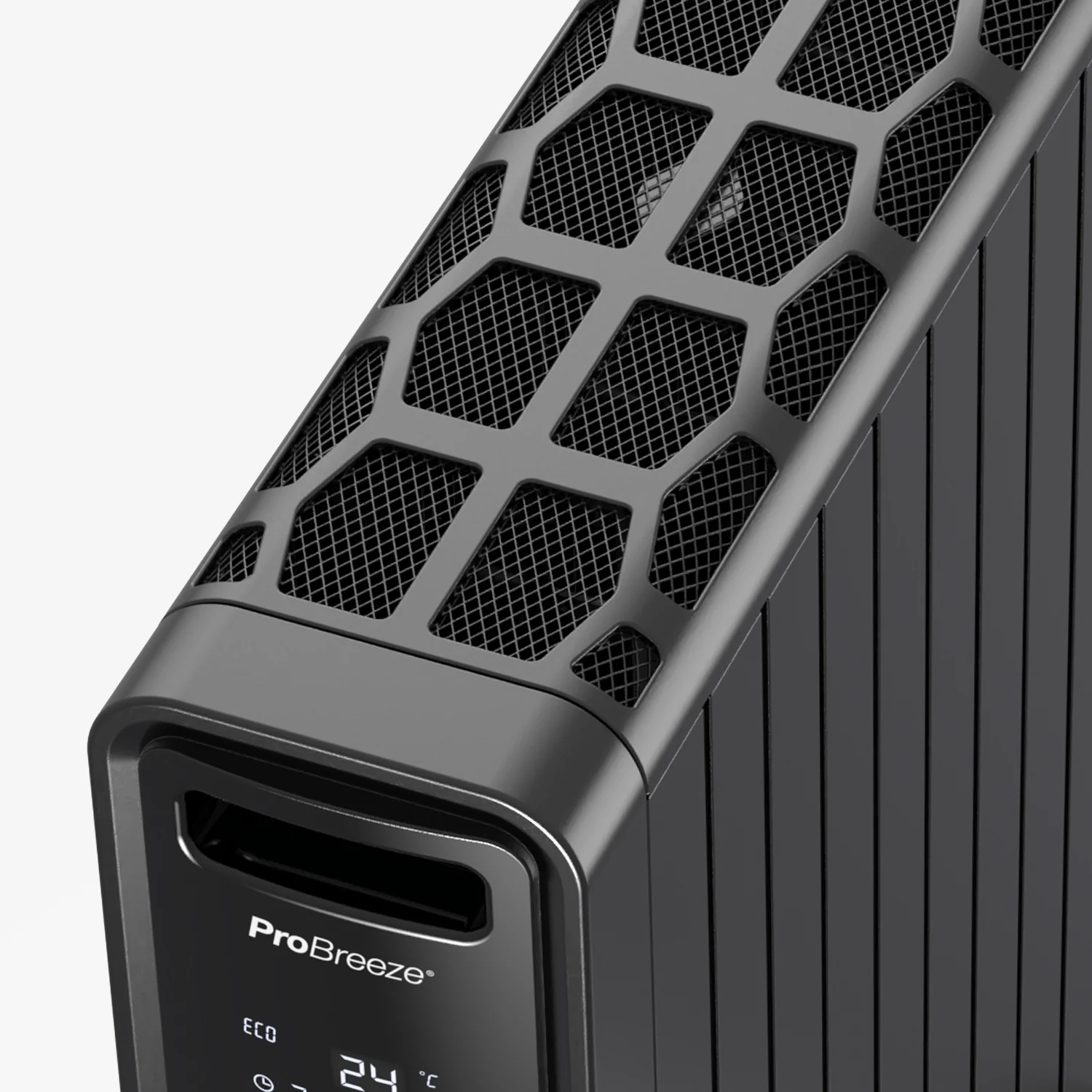 Radiateur numérique sans huile de 2000 W avec mode éco