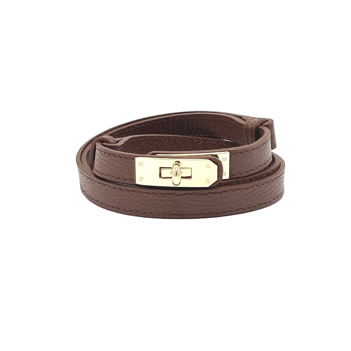 Women’s Adjustable Skinny Leather Belt – Handcrafted in Italy