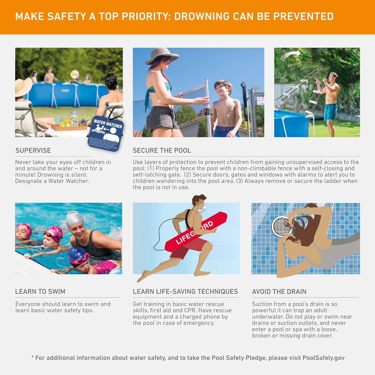 Intex 28271NP – Piscine amovible Small Frame 260 x 160 x 65 cm, 2 282 litres, bleue