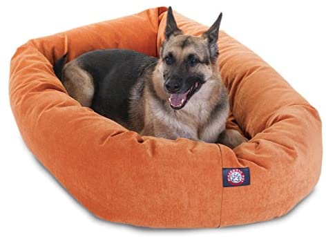 Majestic Pet Villa Bagel Hundeseng | Beroligende donutformet seng, flere størrelser og farver