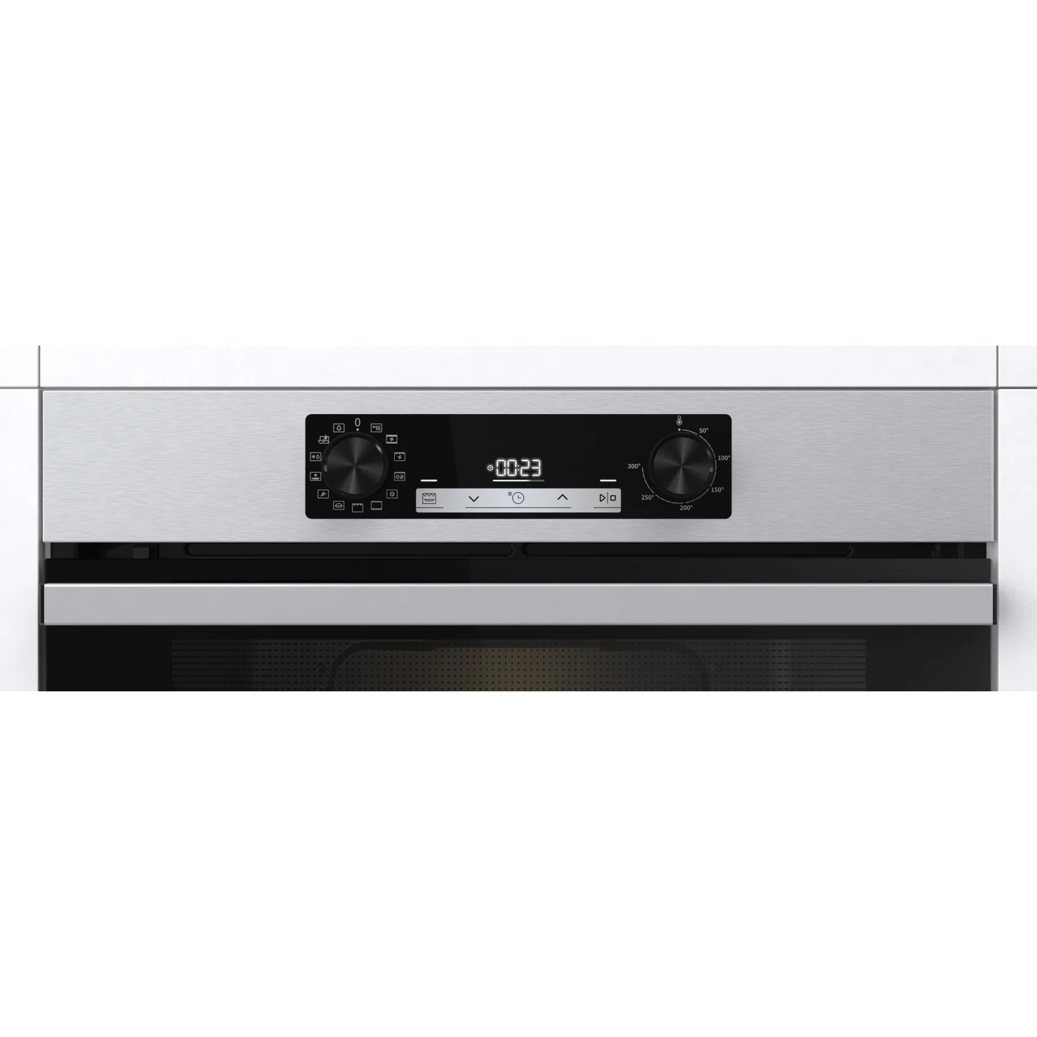 Hisense BI64213E14PX Multifunktionsbackofen, 3,5 kW, 77 l, Klapptür, 4 Kochfunktionen, Energieeffizienzklasse A+ – Edelstahl