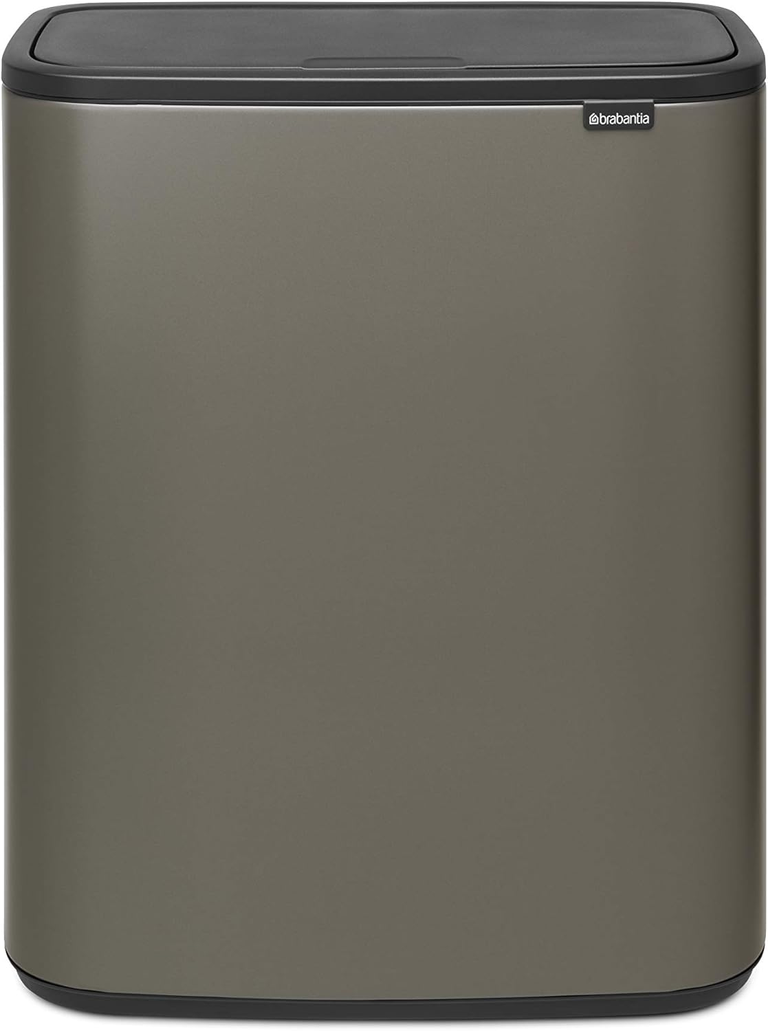 Brabantia Abfalleimer, Stahl matt, Anti-Fingerprint, 2 x 30 l