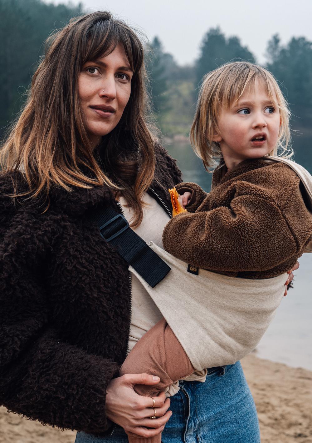 2025 Leinen Sable Babytrage