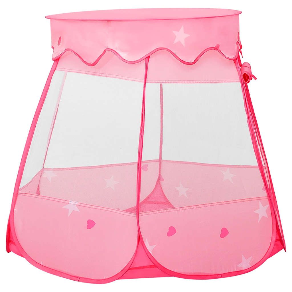 Rosa Kinderspielzelt 102x102x82 cm Vidaxl