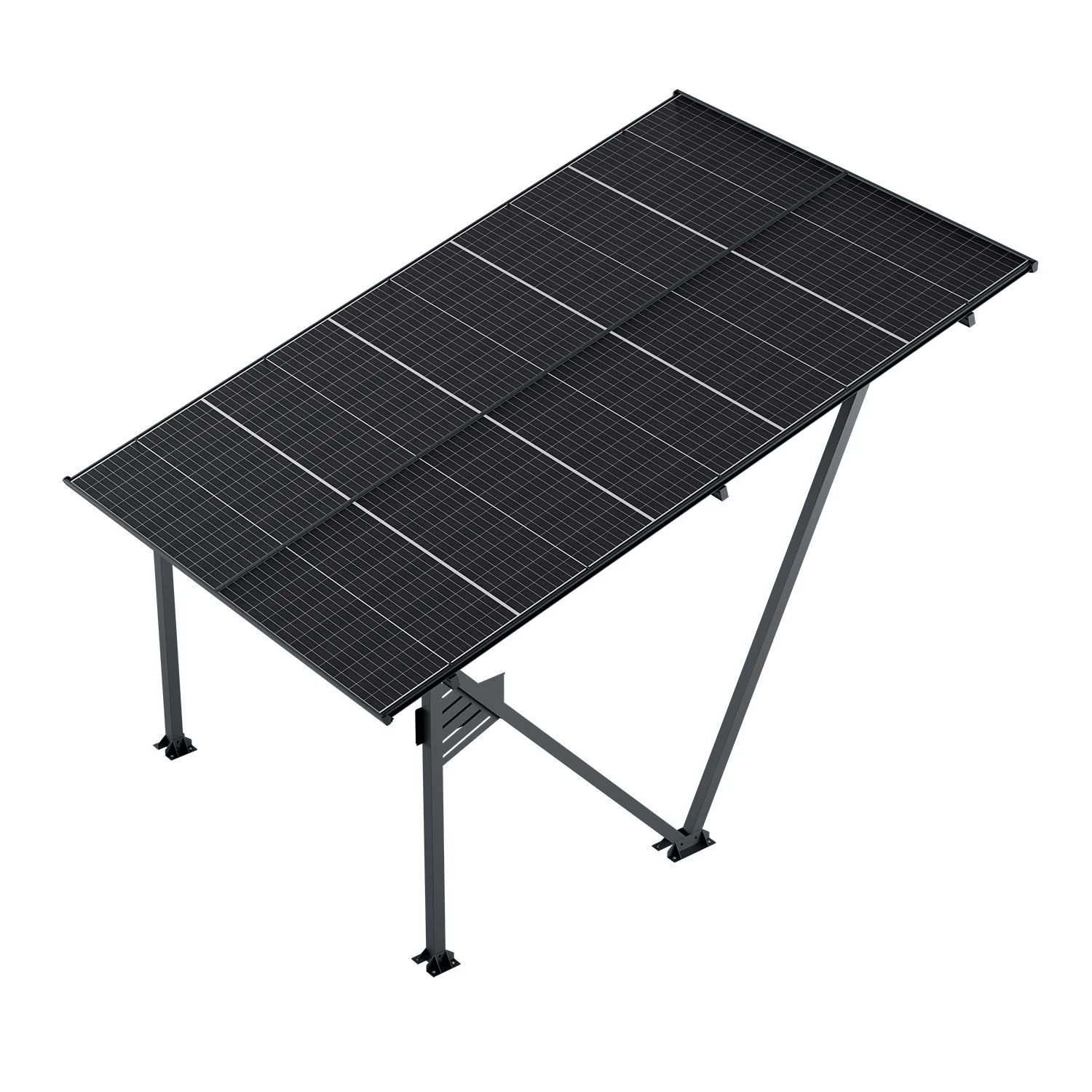 Structure de carport solaire SunLuxe 2025 - 4100 watts
