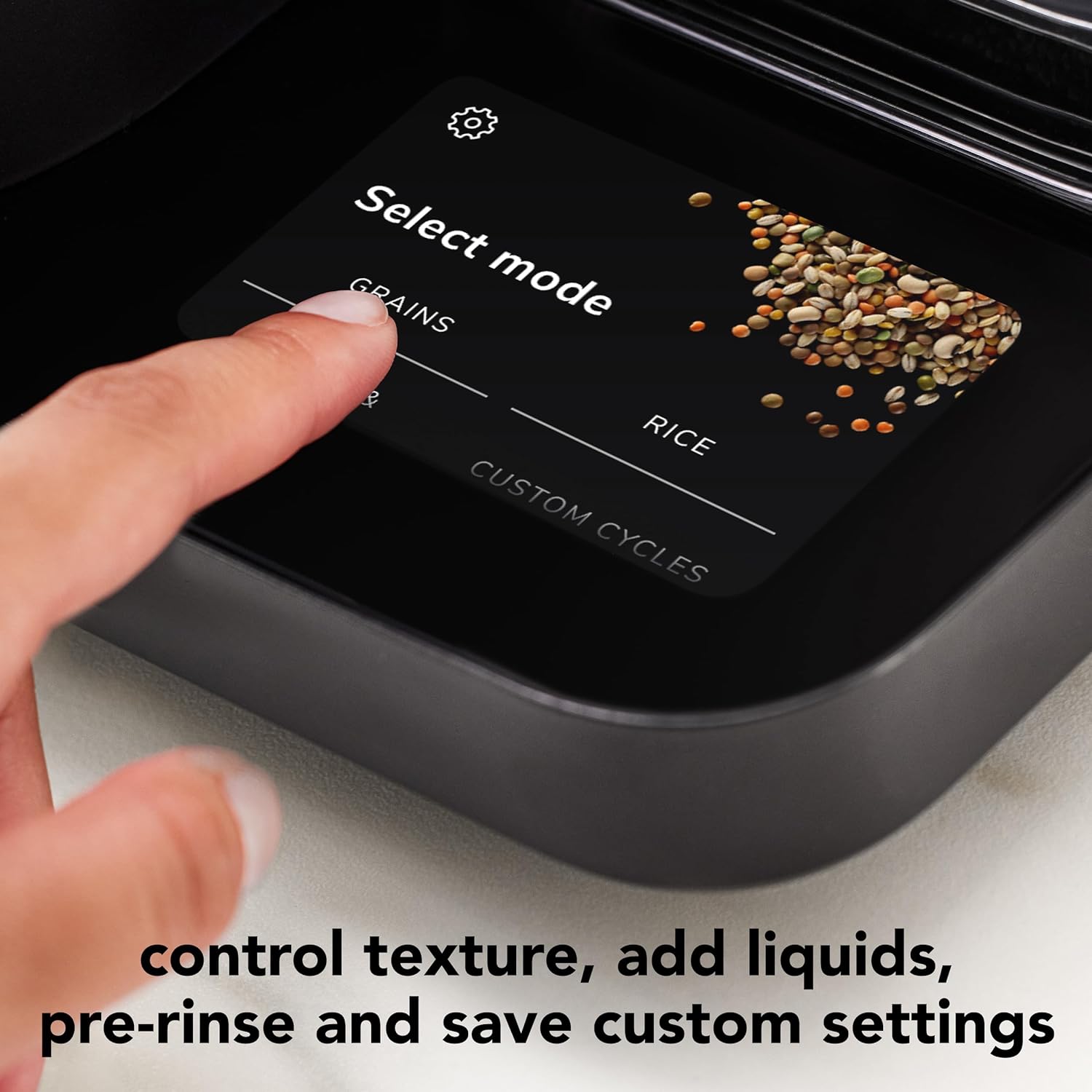 KitchenAid 8-Tassen-Getreide- und Reiskocher mit integrierter Waage und Timer, KGC3155BM