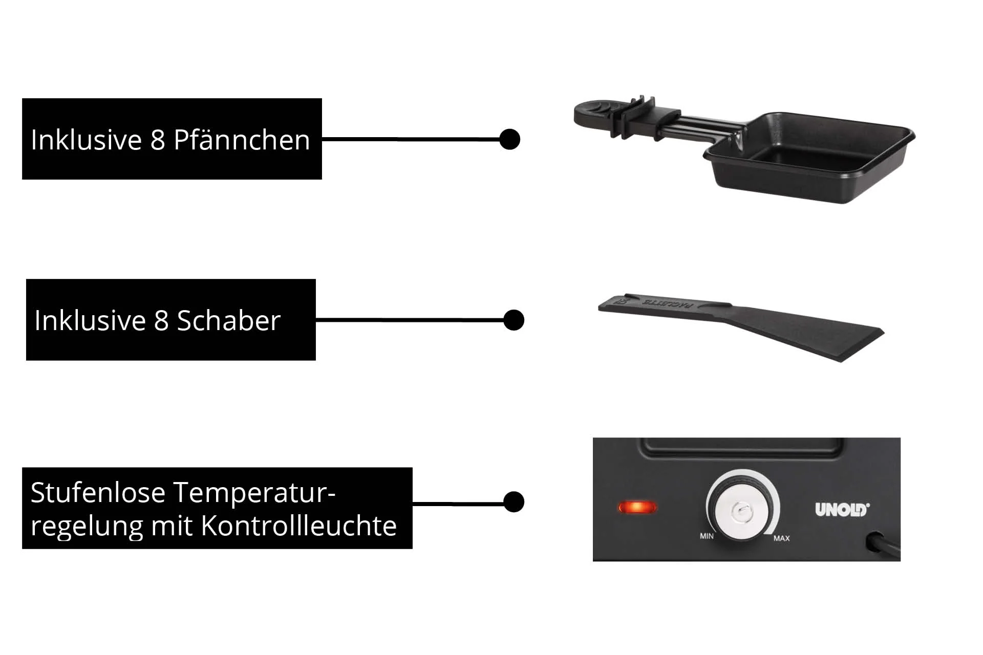 2025 Raclette Delice Basic – Klassisk raclette til hyggelige aftener