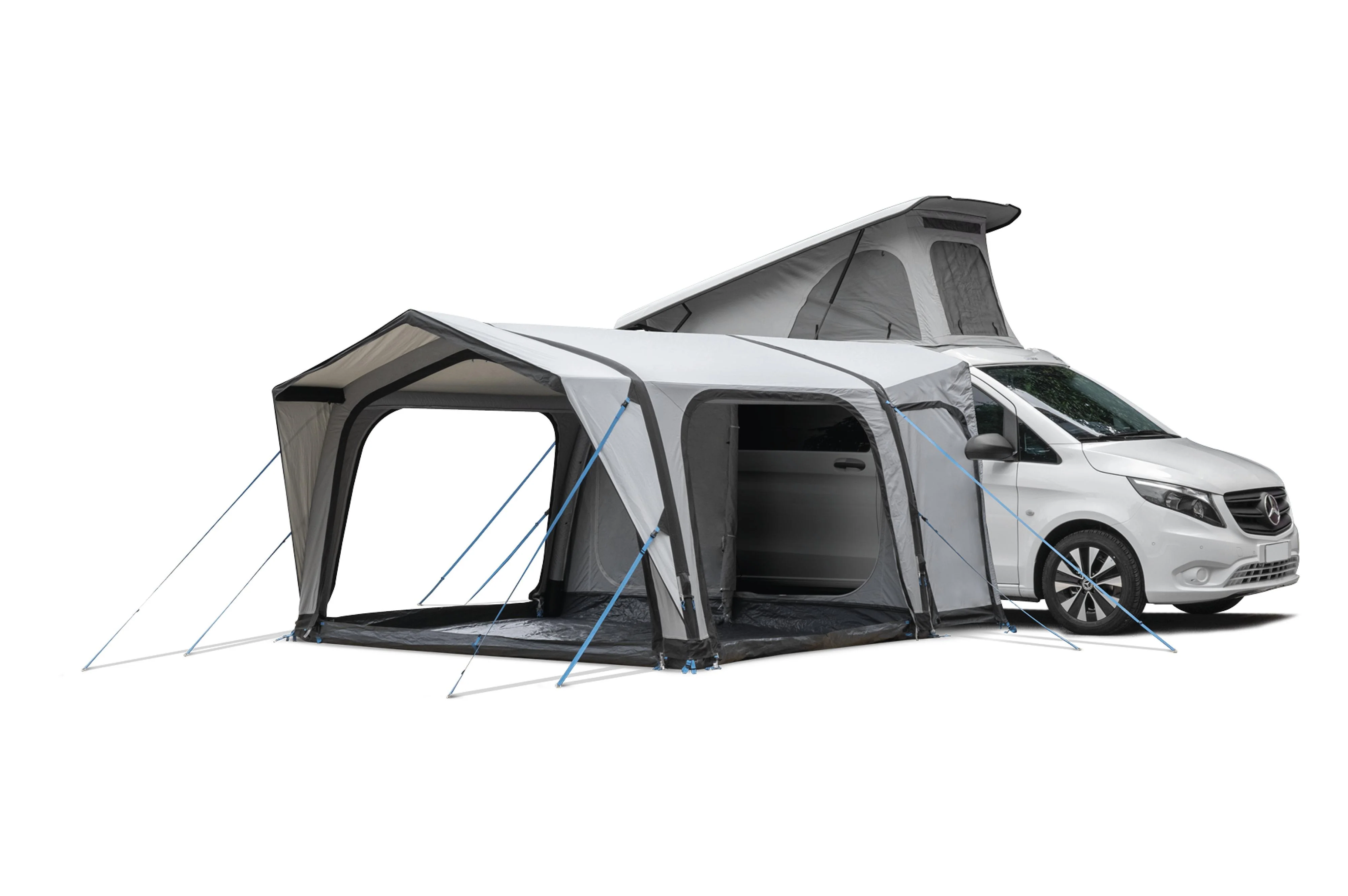 2025 Panoramisk selvbærende oppusteligt telt med aftagelige vægge og Oneflate hurtigmonteringssystem