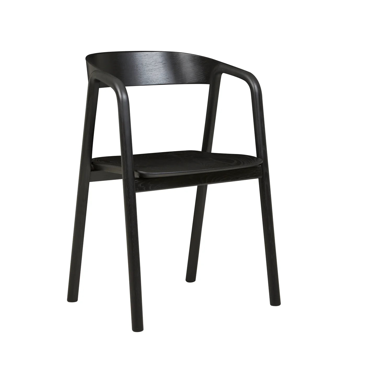Inlay Dining Chair | Black Oak