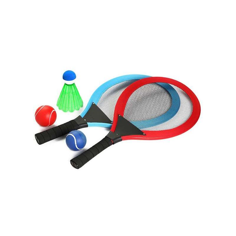 3-i-1 udendørsspil til børn: Volleyball, tennis og badminton (ociotrends - 4792)