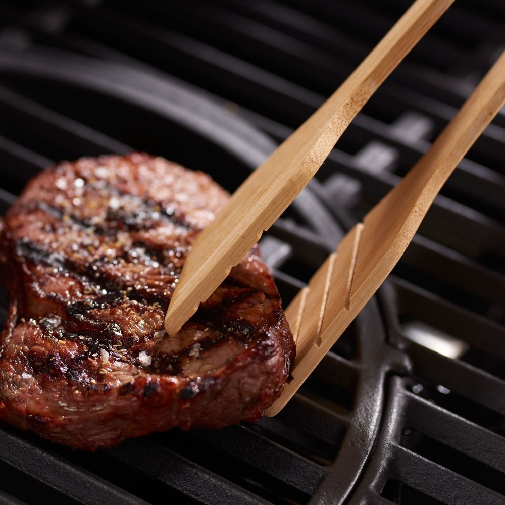 Bambus-Grillzange 38,5 cm